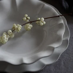 Rosa Soup / Pasta Bowl, White, Set of 4^Be Home Cheap