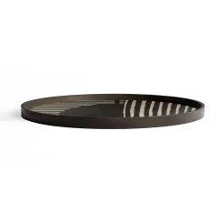 Round Asymmetric Dot Tray, Extra Large