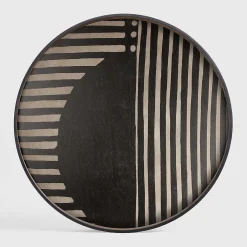 Round Asymmetric Dot Tray, Extra Large