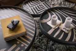 Round Asymmetric Dot Tray, Extra Large