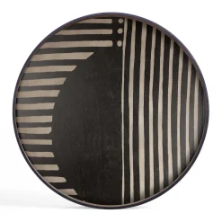 Round Asymmetric Dot Tray, Extra Large