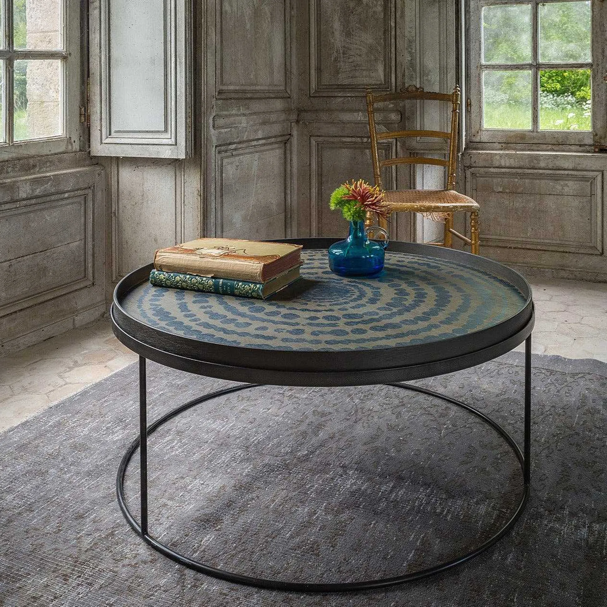 Round Beads Midnight Tray, Extra Large