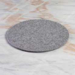 Round Felt Trivet, Granite