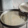 Round Mirror Beads Tray, Gold