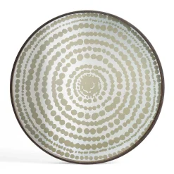 Round Mirror Beads Tray, Gold