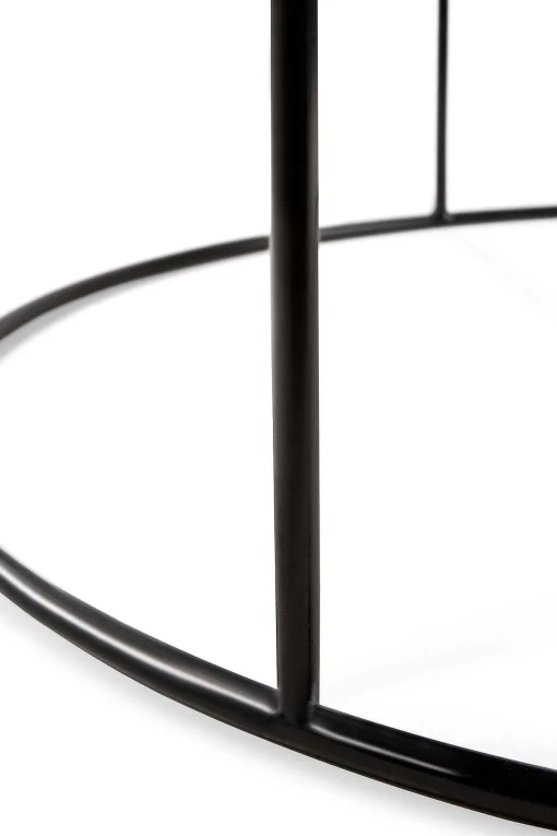 Round Tray Coffee Table (Tray Not Included)