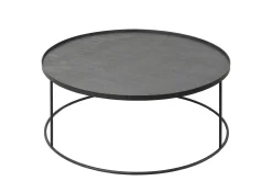 Round Tray Coffee Table (Tray Not Included)