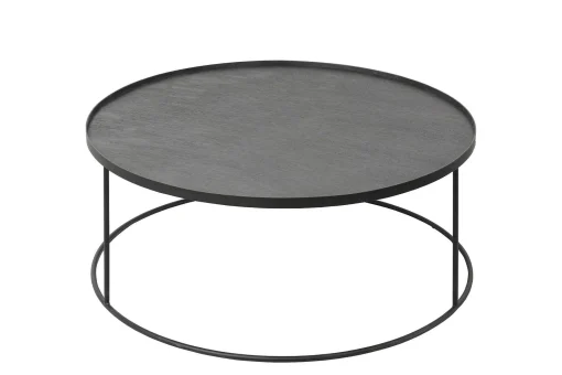 Round Tray Coffee Table (Tray Not Included)
