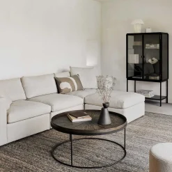Round Tray Coffee Table (Tray Not Included)