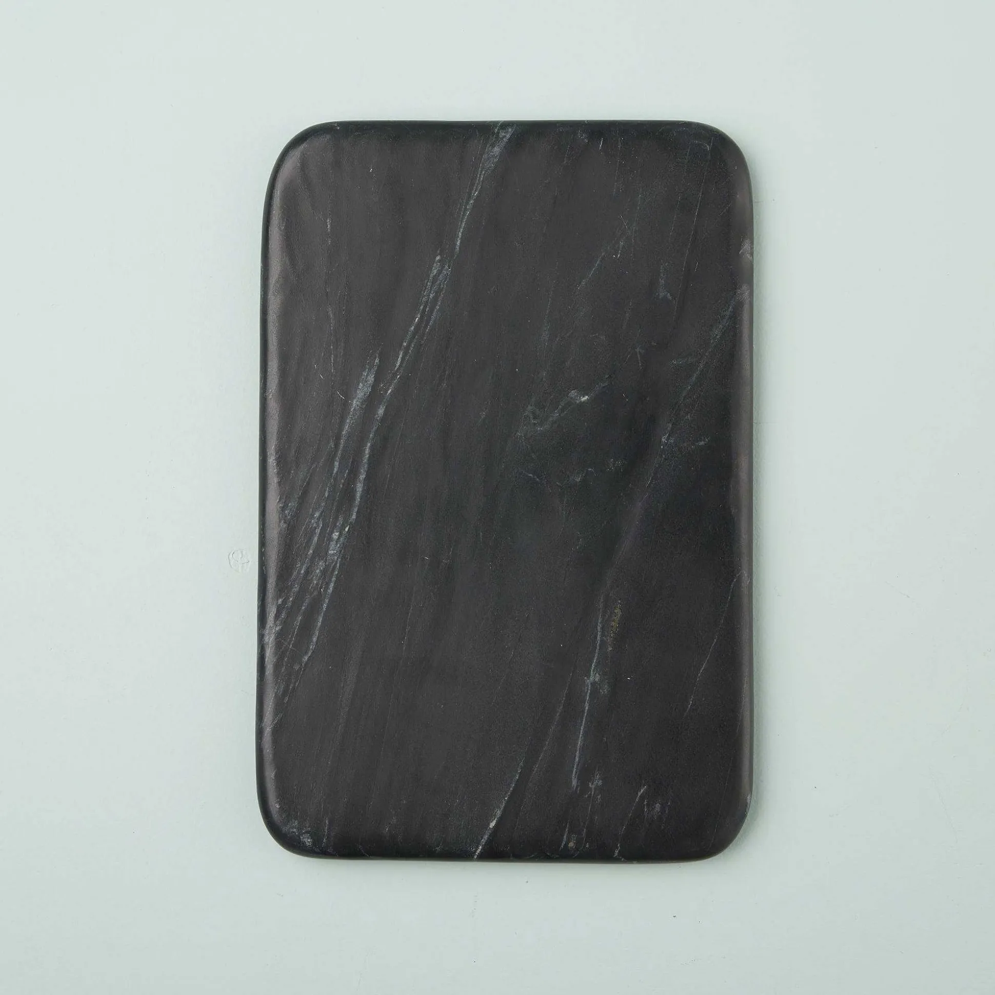 Salerno Black Marble Pastry Slab, Small