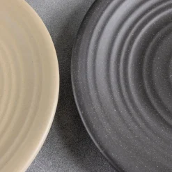 Sancha Organic Salad Plate, Slate, Set of 4^Be Home Clearance