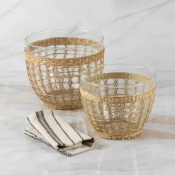 Seagrass Cage Salad Bowl, Large