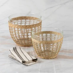 Seagrass Cage Salad Bowl, Medium^Be Home Discount