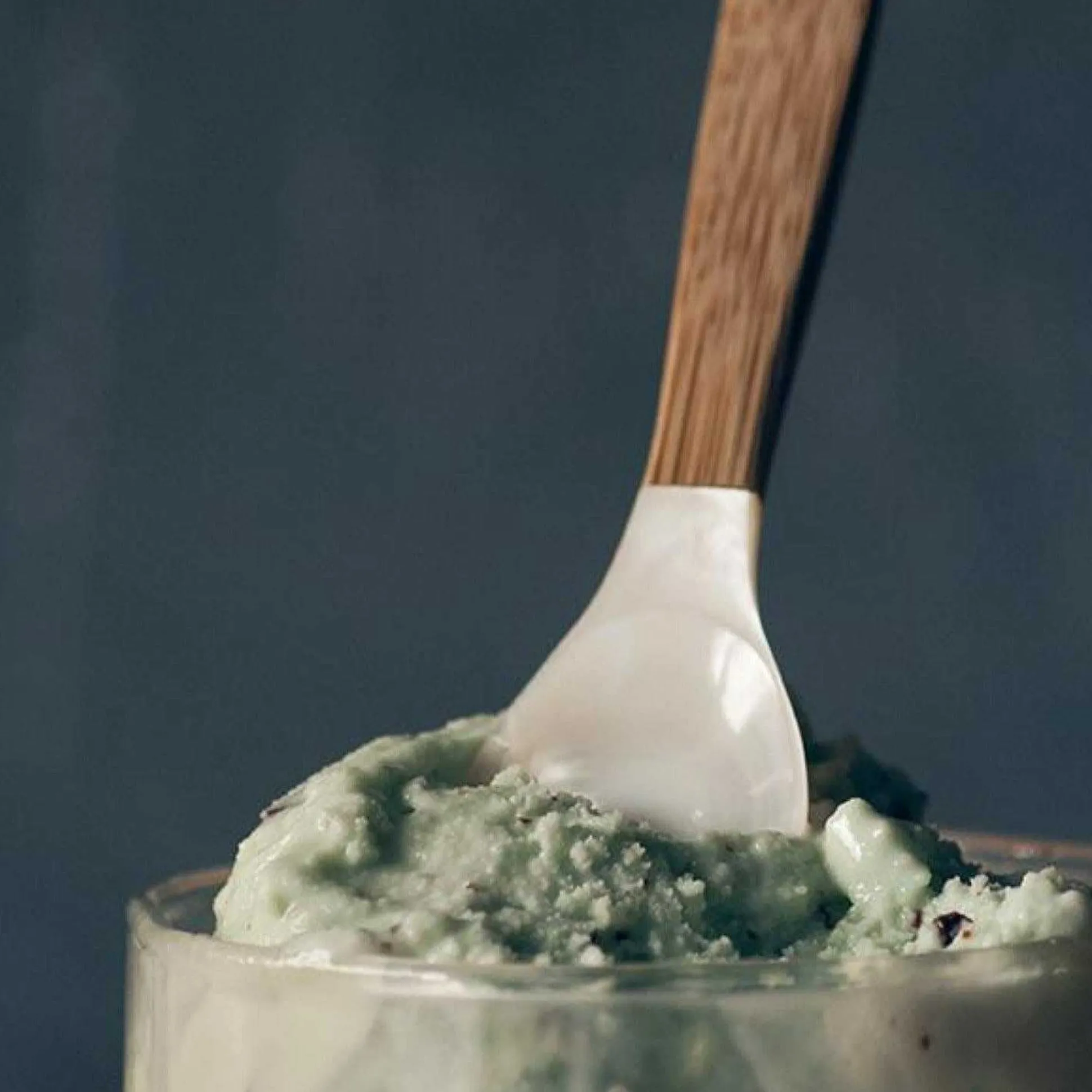 Seashell & Bamboo Spoons Small, Set of 4