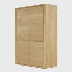 Shadow Solid Oak Cabinet