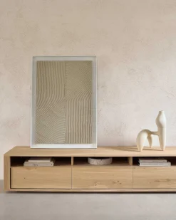 Shadow Solid Oak Media Console, 83