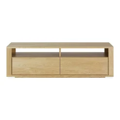 Shadow Solid Oak Media Console, 55.5