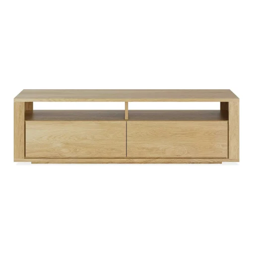 Shadow Solid Oak Media Console, 55.5"