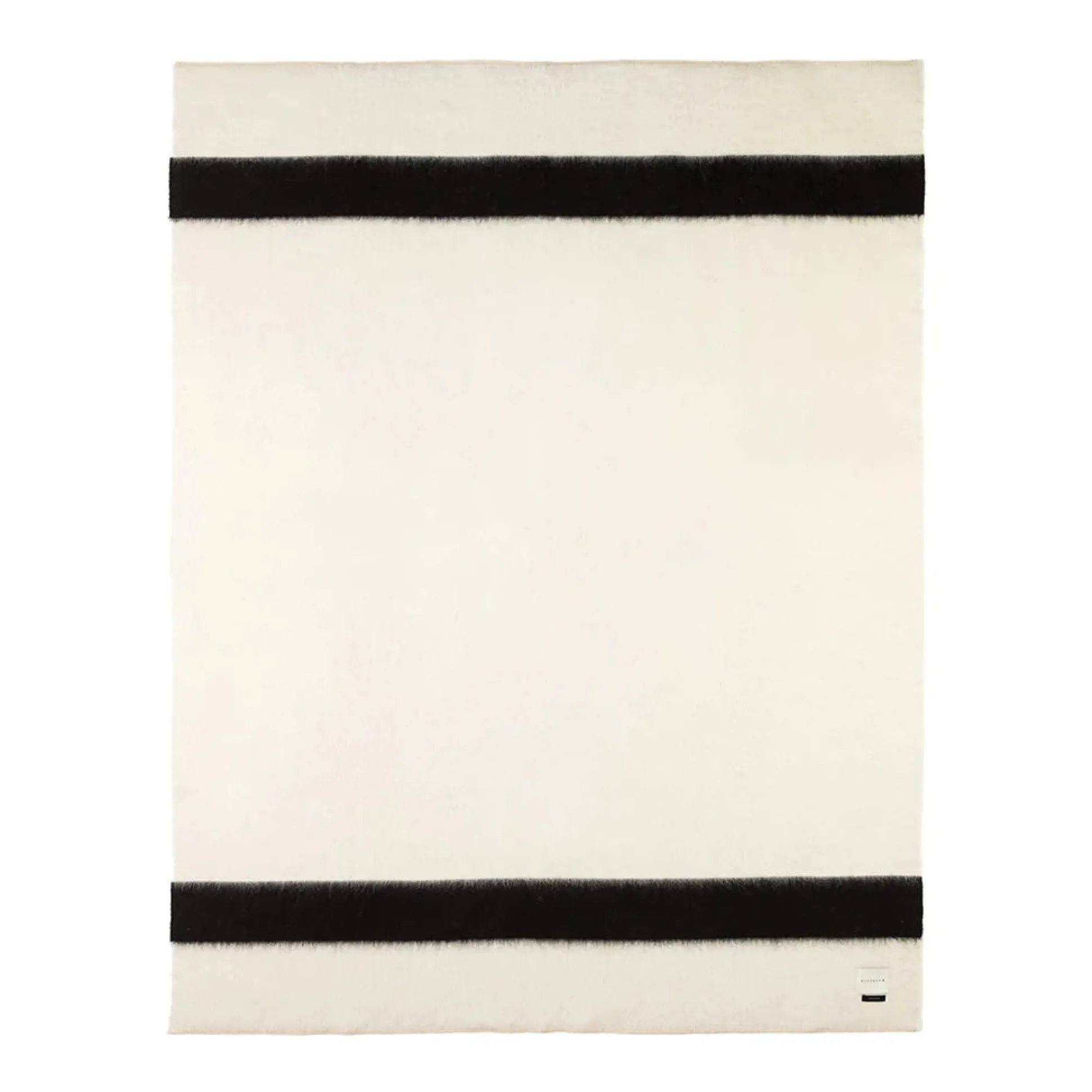 Siempre Blanket, Ivory with Black Stripe^Be Home Best