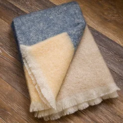 Silare Throw, Slate Blue^Be Home Store