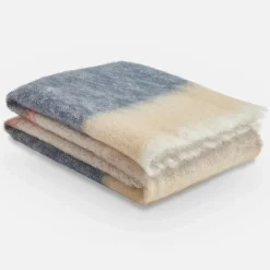 Silare Throw, Slate Blue^Be Home Store