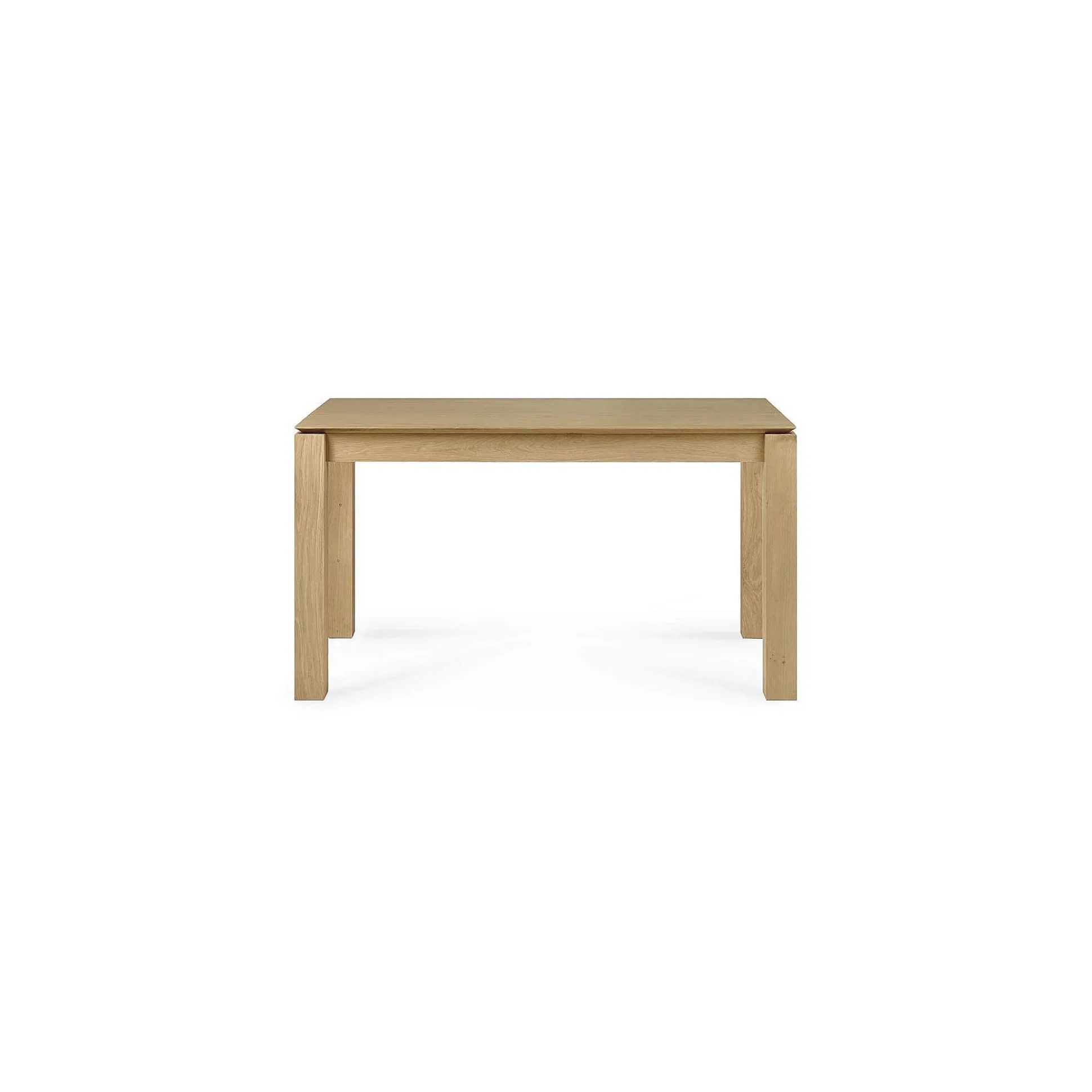 Slice Extendable Dining Table, Oak, 55.5"/ 87"
