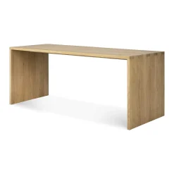 Solid Oak U Desk, 68"