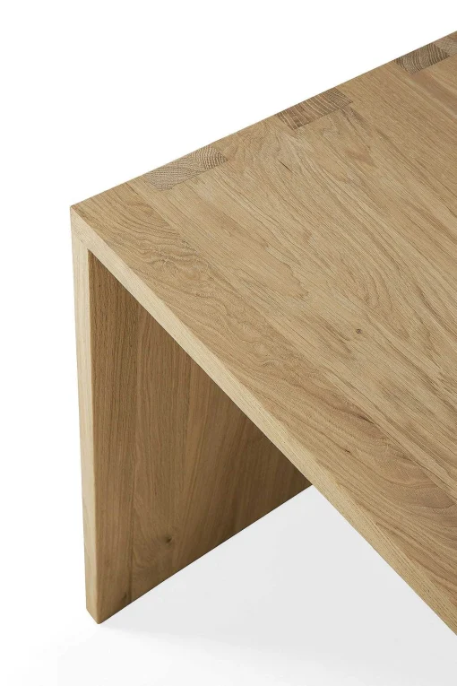 Solid Oak U Desk, 68"