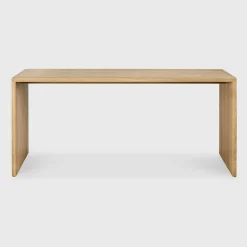Solid Oak U Desk, 68