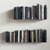 Solid Oak U Shelf with Black Metal, 28"