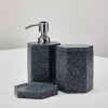Speckled Cement Soap Dispenser, Slate