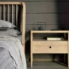 Spindle Solid Oak Bed, Queen
