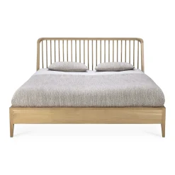 Spindle Solid Oak Bed, Queen