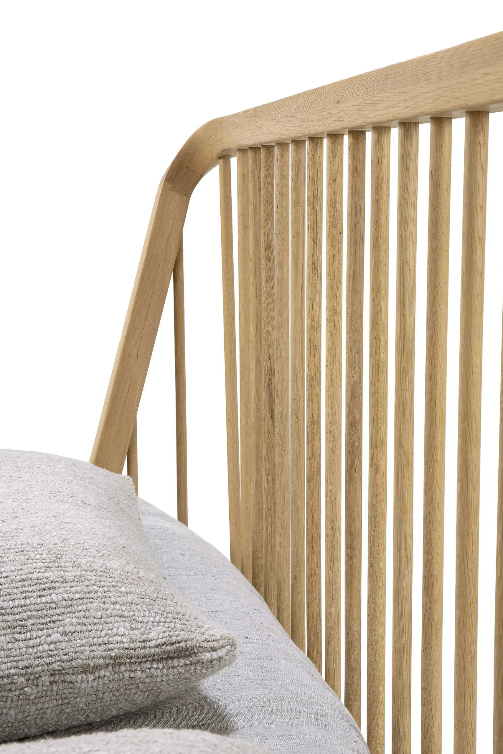 Spindle Solid Oak Bed, Queen