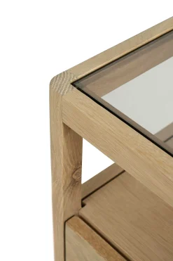 Spindle Solid Oak Bedside Table