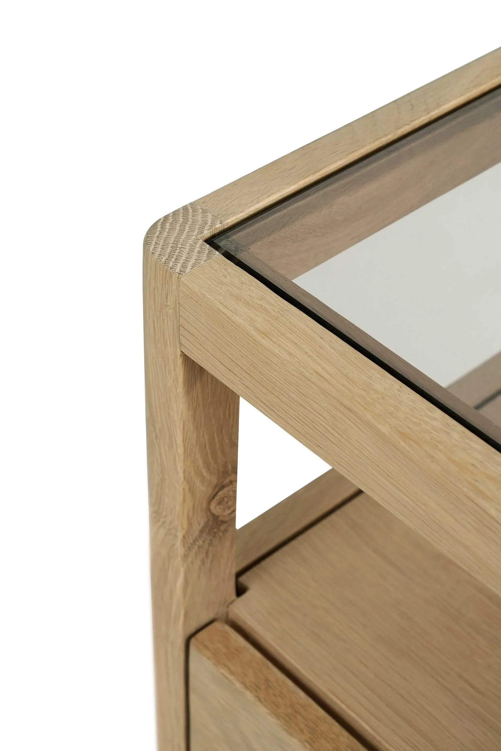 Spindle Solid Oak Bedside Table