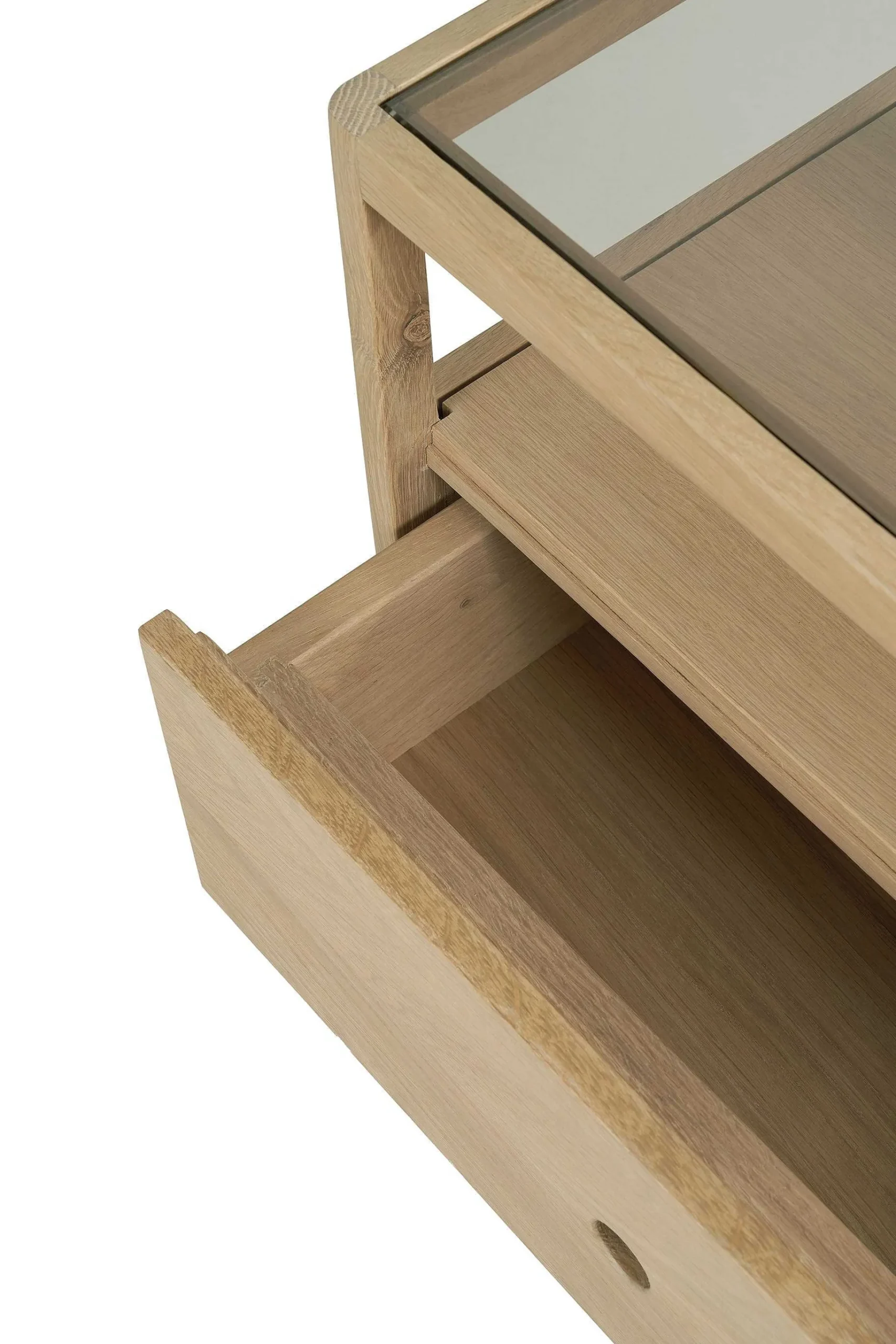 Spindle Solid Oak Bedside Table