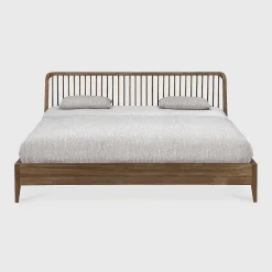 Spindle Solid Reclaimed Teak Bed, Queen