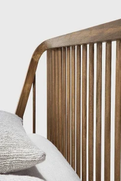 Spindle Solid Reclaimed Teak Bed, Queen