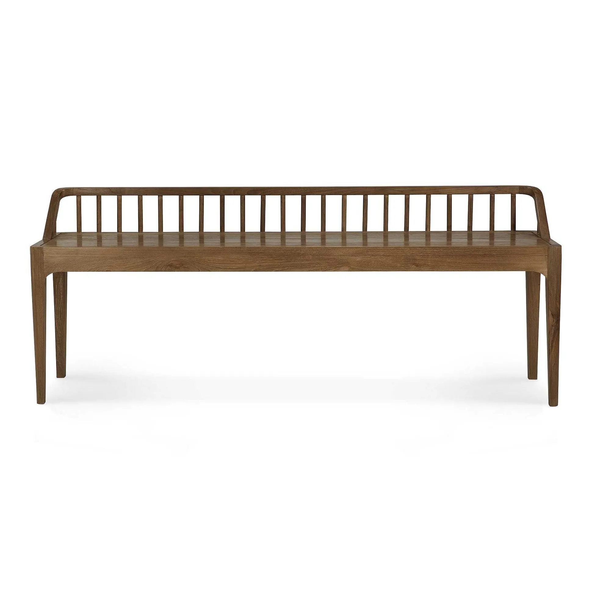 Spindle Solid Reclaimed Teak Bench