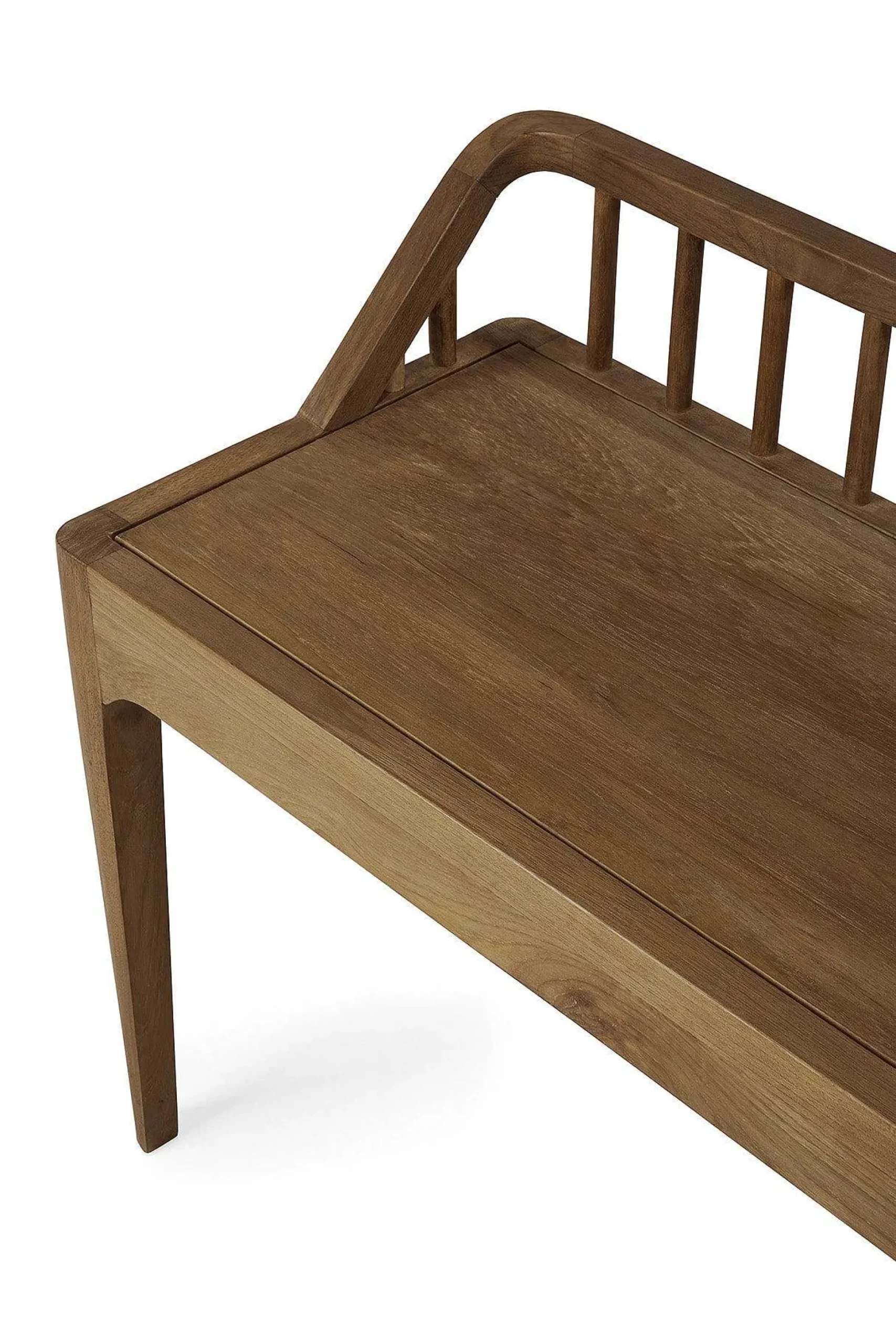 Spindle Solid Reclaimed Teak Bench