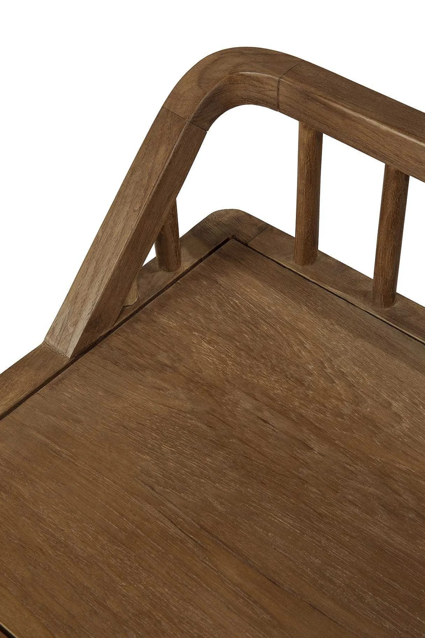 Spindle Solid Reclaimed Teak Bench