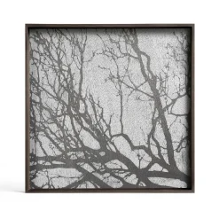 Square White Tree Tray, Large