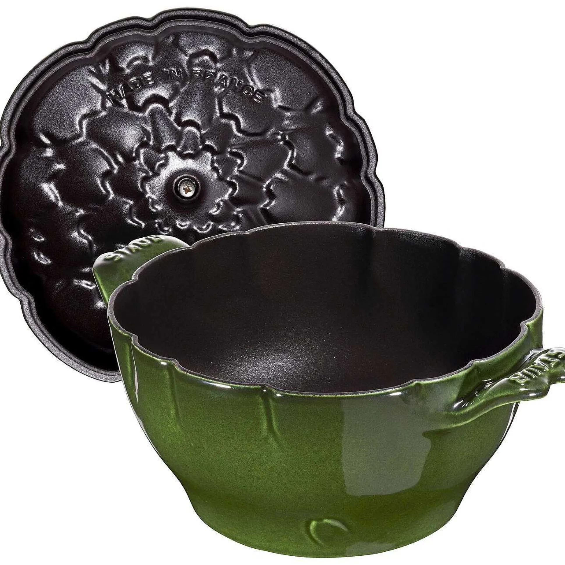 Staub Artichoke Cocotte, 3.2 qt, Basil