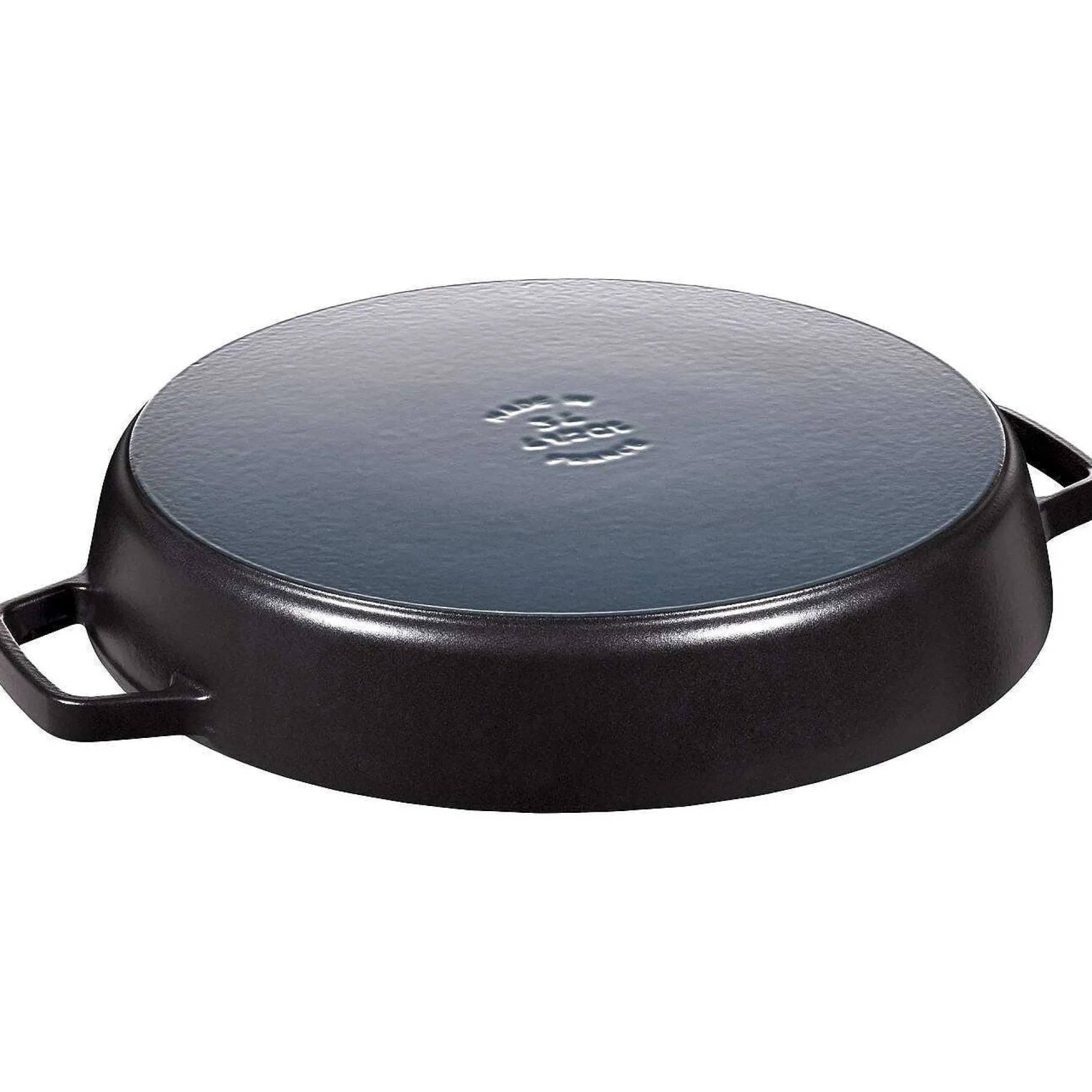 Staub Double Handle Fry Pan, 13", Black