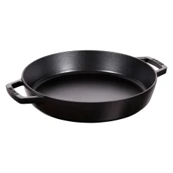Staub Double Handle Fry Pan, 13", Black