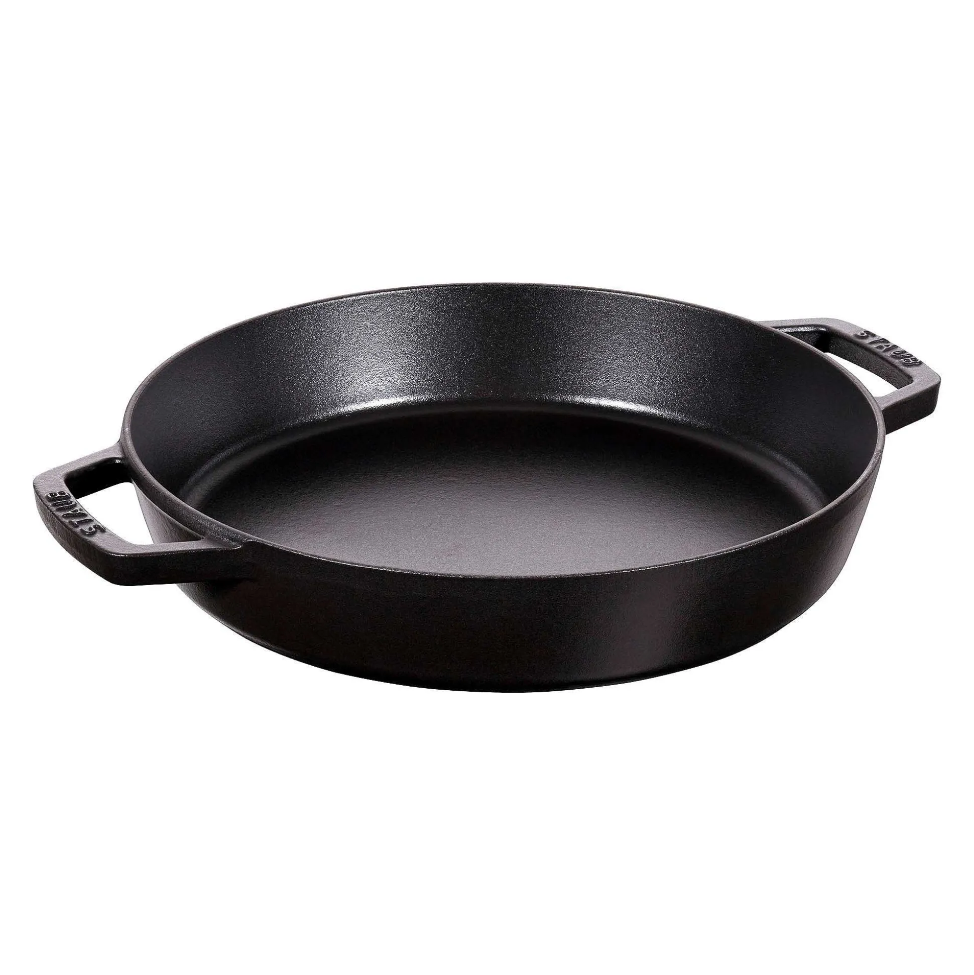 Staub Double Handle Fry Pan, 13", Black