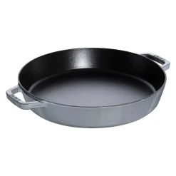 Staub Double Handle Fry Pan, 13", Graphite Grey