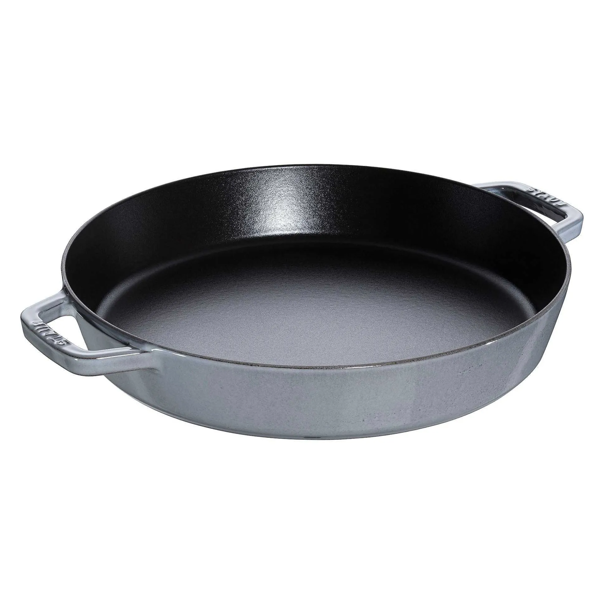 Staub Double Handle Fry Pan, 13", Graphite Grey