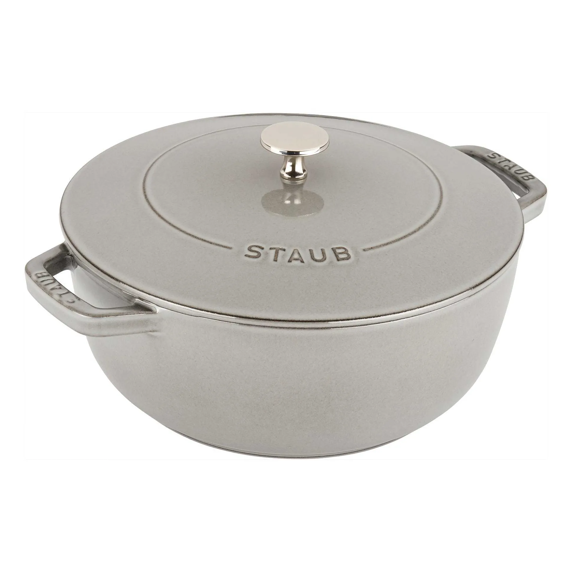 Staub Essential French Oven, 3.75qt, Graphite Grey